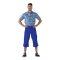 Planam Plaline 3/4 Hose kornblumenblau/marine XS