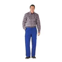 Planam Major Protect Bundhose kornblumenblau/grau