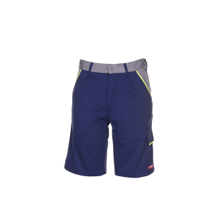 Planam Visline Shorts marine/gelb/zink XS