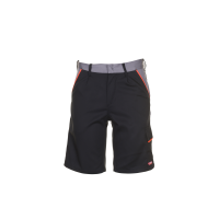 Planam Visline Shorts schwarz/orange/zink XS