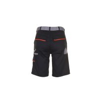 Planam Visline Shorts schwarz/orange/zink XS