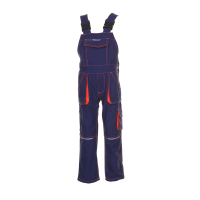 Planam Junior Latzhose marine/orange 86/92