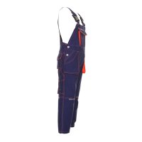 Planam Junior Latzhose marine/orange 86/92