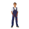 Planam Junior Latzhose marine/orange 86/92