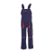 Planam Junior Latzhose marine/orange 86/92