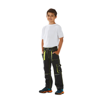 Planam Junior Bundhose anthrazit/gelb 86/92