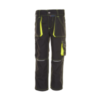 Planam Junior Bundhose anthrazit/gelb 86/92