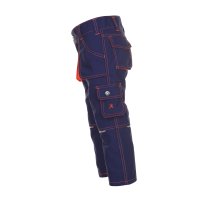 Planam Junior Bundhose marine/orange 86/92