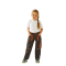 Planam Junior Bundhose oliv/orange 86/92