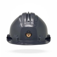 TAMS® Kinderhelm - Drehverschluss Grau Hund