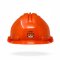 TAMS® Kinderhelm - Drehverschluss Orange Katze