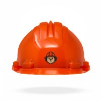 TAMS® Kinderhelm - Drehverschluss Orange Hund