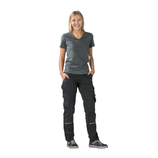 Planam Norit Damen Bundhose schwarz/schwarz 34