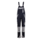 Planam Norit Damen Latzhose schwarzblau/zink 34