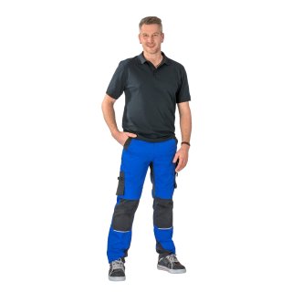 Planam Norit Herren Bundhose kornblumenblau/schwarz 24