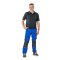 Planam Norit Herren Bundhose kornblumenblau/schwarz 24