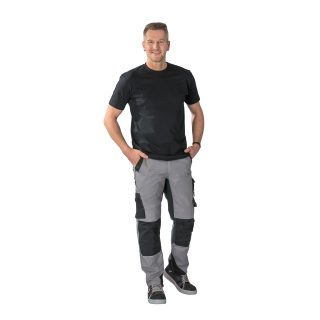 Planam Norit Herren Bundhose zink/schwarz 24