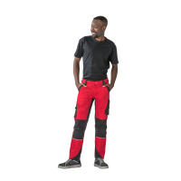 Planam Norit Herren Bundhose rot/schwarz 24