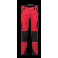 Planam Norit Herren Bundhose rot/schwarz 24