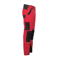 Planam Norit Herren Bundhose rot/schwarz 24