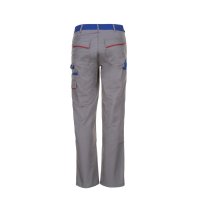 Planam Highline Bundhose zink/kornblumenblau/rot 24