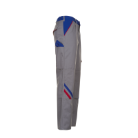 Planam Highline Bundhose zink/kornblumenblau/rot 24