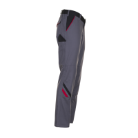 Planam Highline Damen Bundhose schiefer/schwarz/rot 34