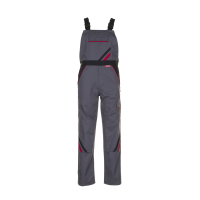 Planam Highline Latzhose schiefer/schwarz/rot 24