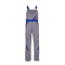 Planam Highline Latzhose zink/kornblumenblau/rot 24