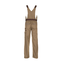 Planam Highline Latzhose khaki/braun/zink 24