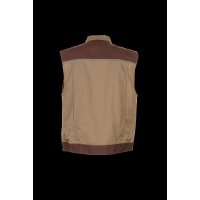 Planam Highline Arbeitsweste khaki/braun/zink XS