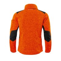 Qualitex Strick-Fleecejacke "protectano" orange XS