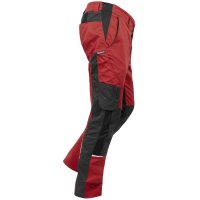 Qualitext Bundhose "iND" grau/rot 24