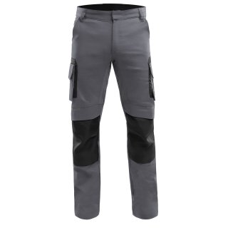 Qualitex Bundhose "Pro+" grau/schwarz 42