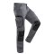 Qualitex Bundhose "Pro+" grau/schwarz 42