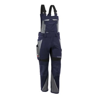 Grizzlyskin Latzhose "IRON" marine/grau S42