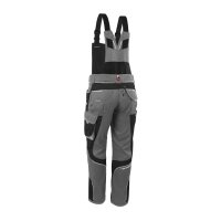 Grizzlyskin Latzhose "IRON" grau/schwarz S42