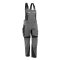 Grizzlyskin Latzhose "IRON" grau/schwarz S42