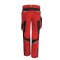 Grizzlyskin Bundhose "IRON" rot/schwarz S42