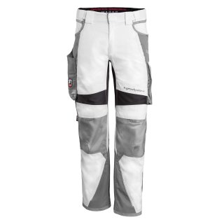 Grizzlyskin Bundhose "IRON" weiß/grau S42