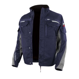 Grizzlyskin Bundjacke "IRON" marine/grau S (42/44)