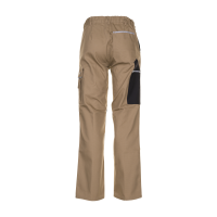 Planam Canvas 320 Bundhose khaki/schwarz 24