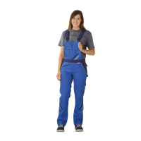 Planam Highline Damen Latzhose blau/marine/zink 34