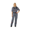 Planam Highline Damen Latzhose schiefer/schwarz/rot 34