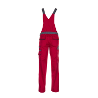 Planam Highline Damen Latzhose rot/schiefer/schwarz 34