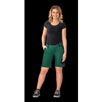 Planam Norit Damen Shorts grün/schwarz XS