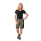 Planam Norit Damen Shorts oliv/schwarz XS