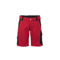 Planam Norit Damen Shorts rot/schwarz XS