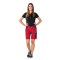 Planam Norit Damen Shorts rot/schwarz XS