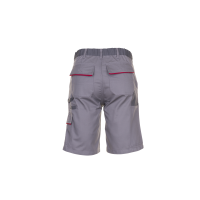 Planam Highline Shorts zink/schiefer/rot XS